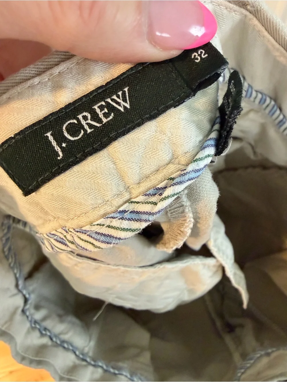 J Crew Men's Khaki Chino Shorts